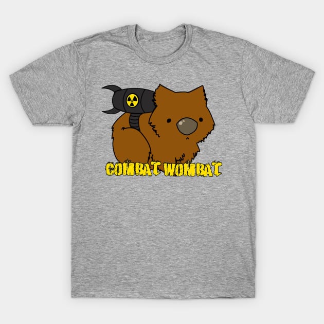 Combat Wombat T-Shirt by Ashygaru